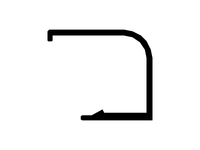 Contravidrio p/clip 22 mm.